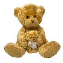 Animal Alley Mama Bear With Cub Plush Toys R Us Tan Vintage 2000 Stuffed Animal - £19.74 GBP