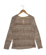 Sigird Olsen Sweater Womens L Signature Scoop Neck Striped Pullover Knit... - €20,37 EUR