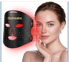 Red Light Therapy Near-lnfrared LED Face Mask Light Therapy NEW OPEN BOX - $34.64