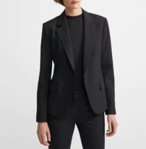 THEORY Womens Blazer Gaben Elegant Solid Black Size US 0 F0001150 - £143.43 GBP