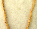 Rare Antique Hand Carved Bovine Necklace Early 1900s Graduated Beads 25&quot; - £116.03 GBP