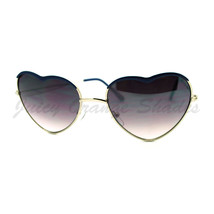 Forma Corazón Gafas de Sol Lindo Color Top Montura Metálica Love Lollita Sombras - £8.85 GBP