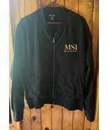 Athleta Black Zip Up Size Xl MSI Embroidered - $80.00