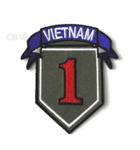 1ST ARMY DIVISION VIETNAM VETERAN EMBROIDERED PATCH 3 INCHES - $5.36