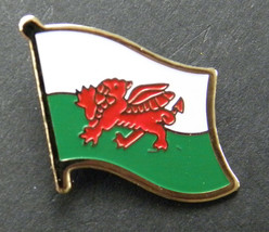 WALES WELSH SINGLE FLAG LAPEL PIN BADGE 7/8 inch - £4.21 GBP