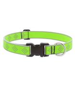 Lupine Reflective Dog Collar 1" Wide Green Diamond Adjusts from 12" to 20" - $27.97+