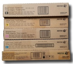 Xerox Set Of 4 Toners And Waste Toner Bottle For WorkCentre 7525, 7530, ... - $217.97