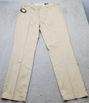 Tourney Golf Performance Pants Men&#39;s 34/32 Brown Moisture Wicking Stretc... - $29.41