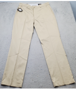 Tourney Golf Performance Pants Men&#39;s 34/32 Brown Moisture Wicking Stretc... - $29.41