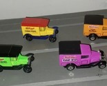 Matchbox Model A Ford Kellogg&#39;s Cereal Lot of 4 1979 1989 Vintage Mini W... - £14.27 GBP