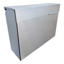 D4L - Brushed Stainless Steel Mailbox for Walls with Rainproof Design (S... - $129.99