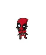 Deadpool Arms Crossed Metal Enamel Pin - New Marvel Deadpool Lapel Pin-back - $6.00