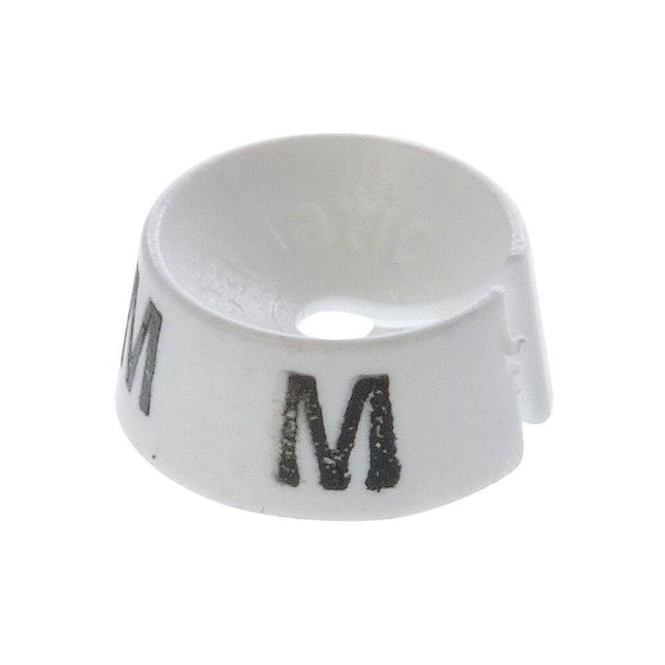Hanger Size Markers Medium White Bag of 25 - $3.55