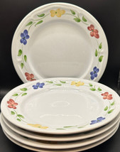 WK Lorraine Dinner Plates (5) 10-3/4&quot; Floral Pattern - £25.57 GBP