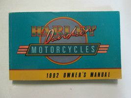 1992 Harley Davidson Models FLT DYNA FLHTC Owners Operatora Manual FACTORY - $64.94