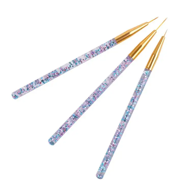 nail acrylic powder and liquid brush  Pens Soft Slender Brush UV Color Gel - £8.32 GBP