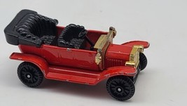 Tomica #F11 1920&#39;s Ford Model T Touring Car 4-Door Red w/Red Fenders 1:60 - $9.67