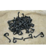 100 Cast Iron Black School Style Coat Hooks Hat Hall Tree Lot Restoratio... - €99,18 EUR