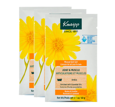 Kneipp Mineral Bath Salt, Joint & Muscle Arnica Sachet (3 Pack)