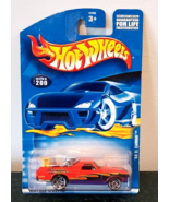 2001 Hot Wheels Collector #200 ’68 El Camino Orange Spoiler Flames - £2.22 GBP