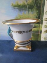 Herend Hungary Cache Pot Vase Golden Decor 5 X 5 3/4&quot; - £127.39 GBP