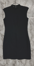 Lafayette 148 Wool Black sleeveless Midi Dress Size 6 - $93.06
