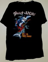 Great White Concert Shirt Vintage 1987 Bite Back Offishal Tour Single St... - $164.99