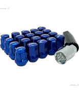 17 HEX RAVS Racing Blue 32mm Steel Wheel Lug  Nuts M12x1.5 20pcs /set - $55.05