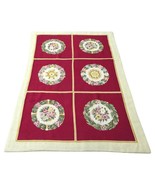 Handmade Vintage French Needlepoint Rug 3.8&#39; x 5.4&#39; (116cm x 166cm), 196... - $1,421.71 CAD