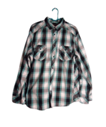 Helix Men&#39;s Long Sleeve Button Down Athletic Fit Western Shirt Plaid Siz... - £11.71 GBP