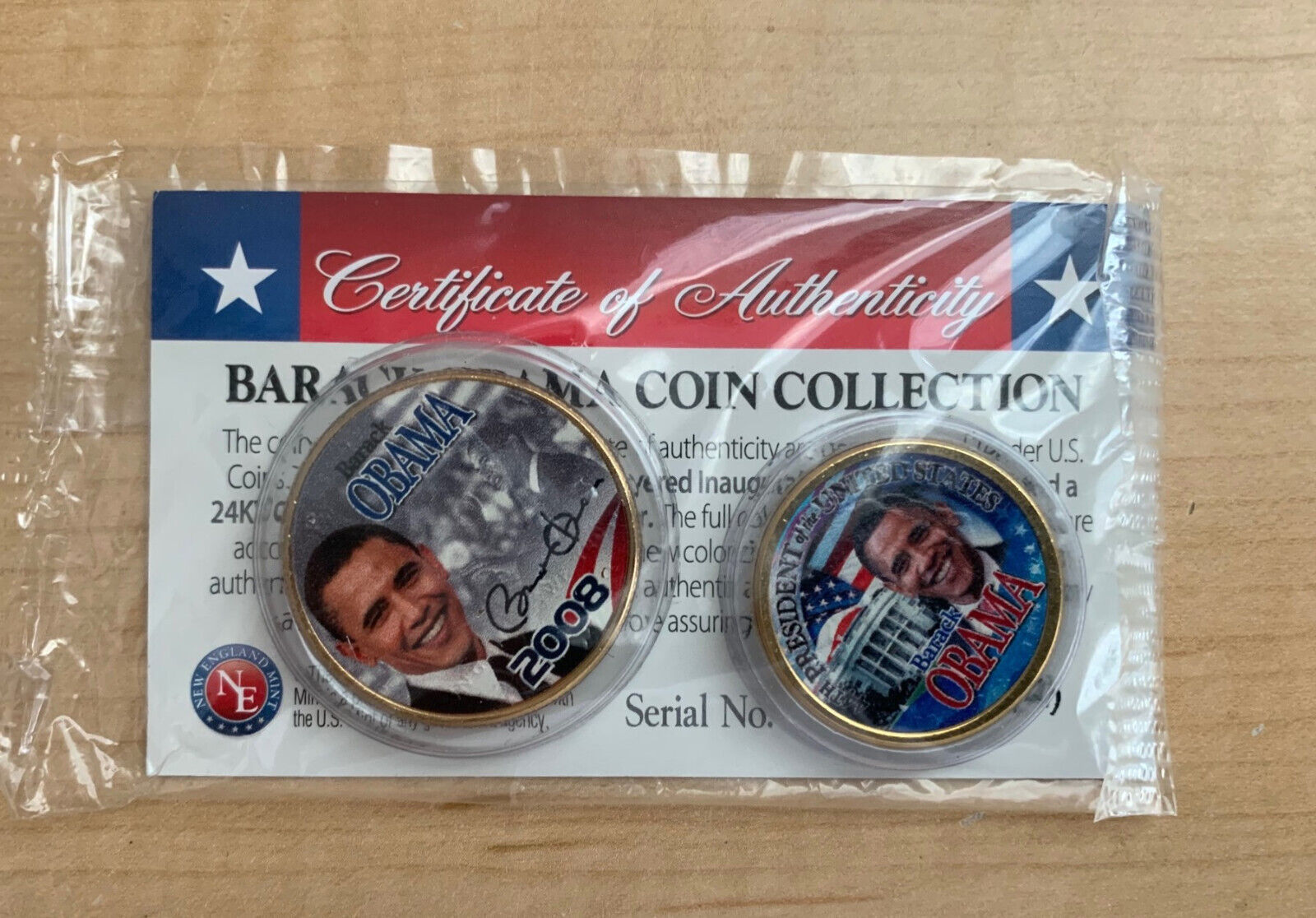 Barack Obama Coin Collection 2008 with COA New Sealed Packaging