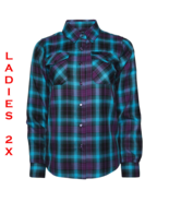 DIXXON FLANNEL x METALLICA RIDE THE LIGHTNING Flannel Shirt Collab - Wom... - £84.88 GBP