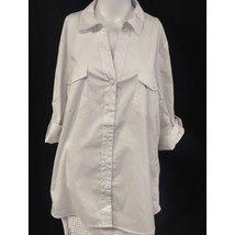 Anne Klein Women&#39;s White Shirt/Button Up Size XL SKU 3562 - $24.55