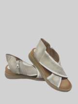MIZ MOOZ WOMEN&#39;S SIDE ZIP  SANDALS  SAND 37EU / 7US  # A-38 - $744.66 MXN