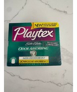 Vtg 1998 Playtex Silk Glide REGULAR Non Deodorant 20 Per Box Sealed Prop - $34.19 CAD