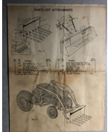 1955 Sears &amp; Roebuck 7-page brochure for Ford &amp; Ferguson hydraulic loader - £15.86 GBP