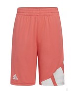 new adidas AEROREADY boy&#39;s ELASTIC WAIST BAR Basketball Shorts sz S (7-9... - $15.74