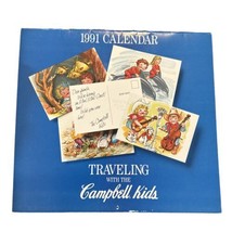 1991 Traveling With The Campbell&#39;s Kids Calendar  - Includes  Postcards - $12.19