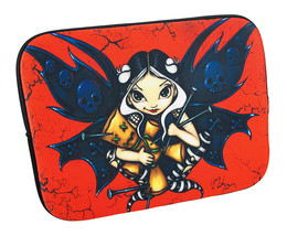 Zeckos Red Black `Fairy Voodoo` Strangeling Fairy Tablet Sleeve - £11.35 GBP