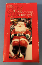 Holiday Traditions Stocking Hanger Santa Claus Christmas - £7.52 GBP