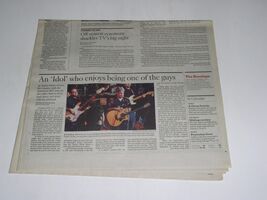Taylor Hicks Calendar Newspaper Supplement Vintage 2006 The Knack********  - $9.99
