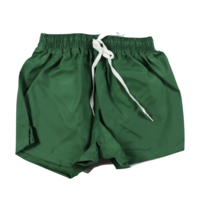 NOS Vtg 90s Boys Large Blank Lined Nylon Running Jogging Soccer Shorts Green - £18.88 GBP