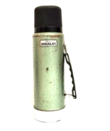Vintage Stanley Aladdin Green Vacuum Bottle Thermos A-944DH Quart USA Made - $39.59