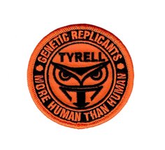 Blade Runner Tyrell Genetic Replicants Owl Hook Fastener Patch (2.5 inch-TY3) - £7.91 GBP