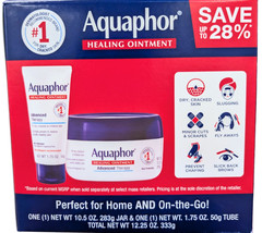 Aquaphor Advanced Therapy Healing Ointment Dual Pack EXP 10/2026 - $28.52
