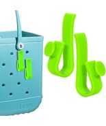 2Piece Hook Holder Accessories for Bogg Bags Neon Green Insert Charm Key... - €2,70 EUR