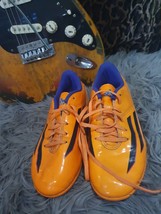 Adidas F5 Football Training Boots Orange Black Size Uk 5 - £17.26 GBP