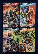 JUSTICE  LEAGUE vs. SUICIDE SQUAD #1, 2, 4 &amp; 5 ~  DC Rebirth ~ 2017 (Lot... - £3.93 GBP