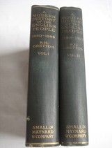 A Modern History of the English People 1913 HC R.H. Gretton Complete 2 Vol Set - £7.82 GBP