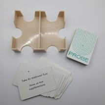 1964 Probe Game Replacement White Cards Piece Set Plastic Tray Holder Vintage - £6.91 GBP